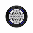 AXIS D6310 standalone indoor air quality sensor facing forward blue LED