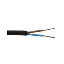 2 core flat flexible 0.75mm 2192Y black cable 100m