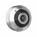 AXIS M4337-SPLVE stainless steel hemispheric camera wall mounted facing right