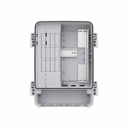 AXIS T98A18-VE outdoor surveillance cabinet open front view
