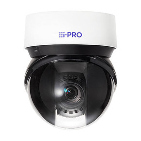 i-PRO X66300-Z3LS PTZ dome camera ceiling mounted, front view.