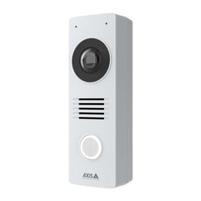Axis I8116-E video intercom, side view, white Axis I8116-E video intercom, side view, white