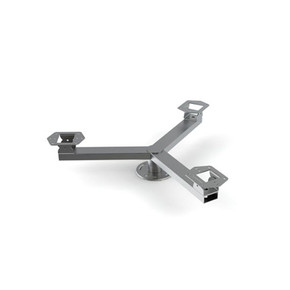 CCTV pole mount, swivel plate, triple camera, Y version main image