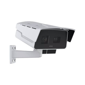 Axis P1518-LE outdoor dual lens box camera facing right Axis P1518-LE outdoor dual lens box camera facing right