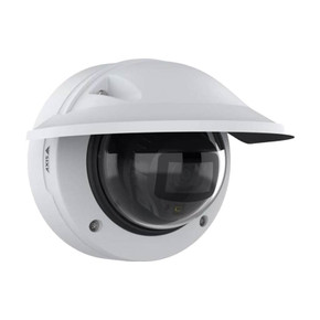 AXIS P3278-LVE outdoor varifocal dome camera with weathershield facing right