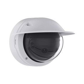 AXIS Q3839-PVE outdoor multi-sensor camera with weathershield facing right