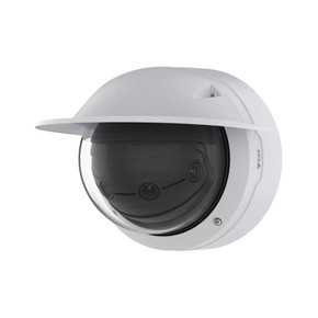 AXIS Q4809-PVE outdoor multi-sensor camera with weathershield facing left