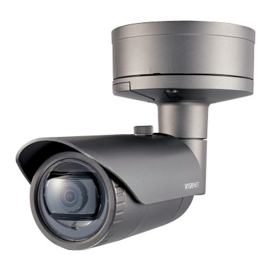 Wisenet XNO-6010R outdoor vandal-resistant bullet IP camera, ceiling mountable