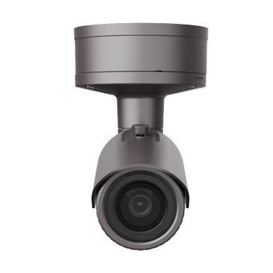 Hanwha Vision XNO-8020R outdoor vandal-resistant bullet IP camera angled forward