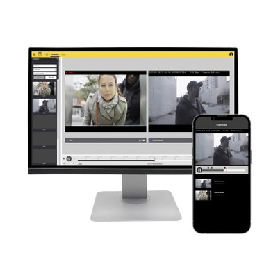 Morphean Cloud CCTV subscription desktop and mobile image