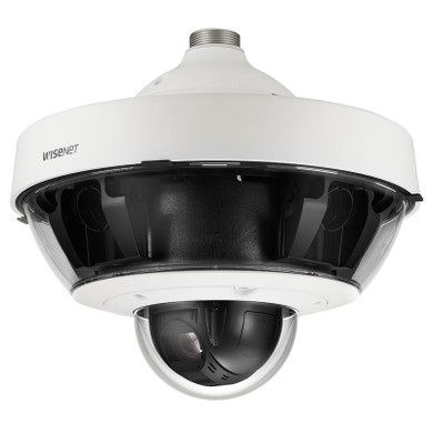 Hanwha Vision PNM-9322VQP photographed facing the left