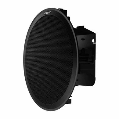 Hanwha Vision SPA-C100 IP Ceiling Speaker black left