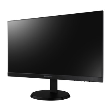 Hanwha Vision SMT-2212 22" FHD LED monitor facing left