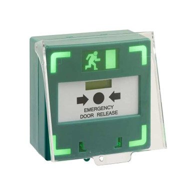 Triple pole break glass unit with cover and LED main image