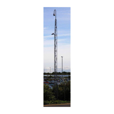 CCTV tower, static, steel lattice, flange mount, height 4m - 10m