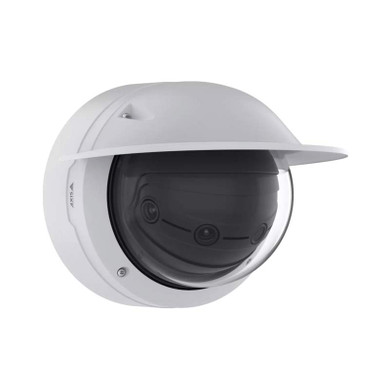 AXIS Q3839-PVE outdoor multi-sensor camera with weathershield facing right