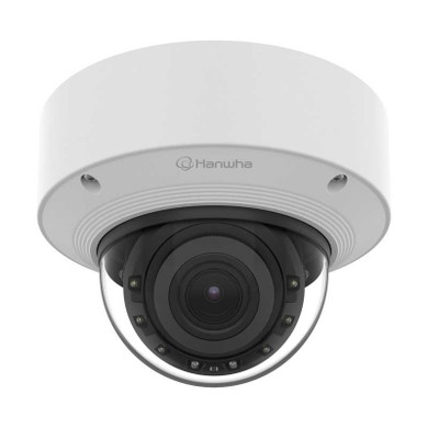 Hanwha Vision XNV-A9084R in/outdoor AI dome camera facing forward
