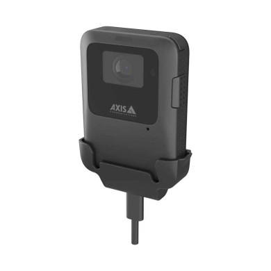 AXIS TW1909 body worn camera charging adapter facing left
