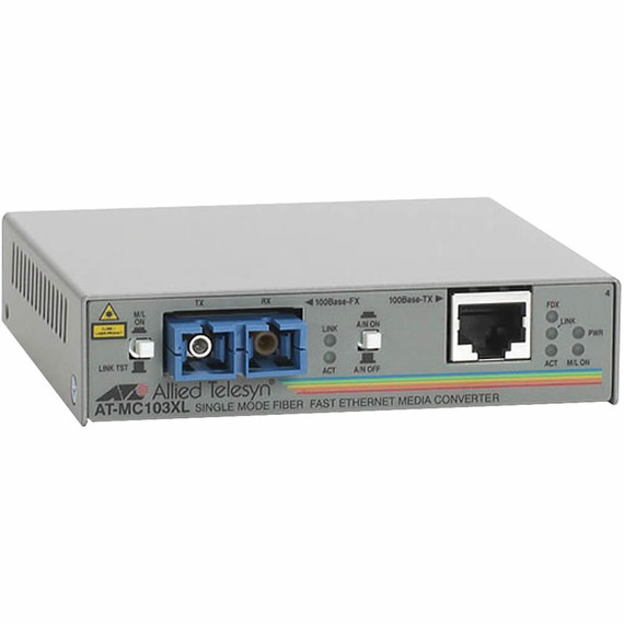 Allied Telesis AT-MC103XL Fast Ethernet Standalone Media Converter