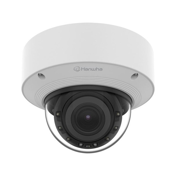Hanwha Vision XNV-C6083R in/outdoor varifocal vandal AI dome IR camera