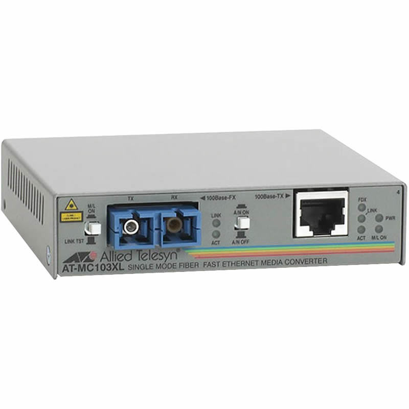 Allied Telesis AT-MC103XL Fast Ethernet Standalone Media Converter