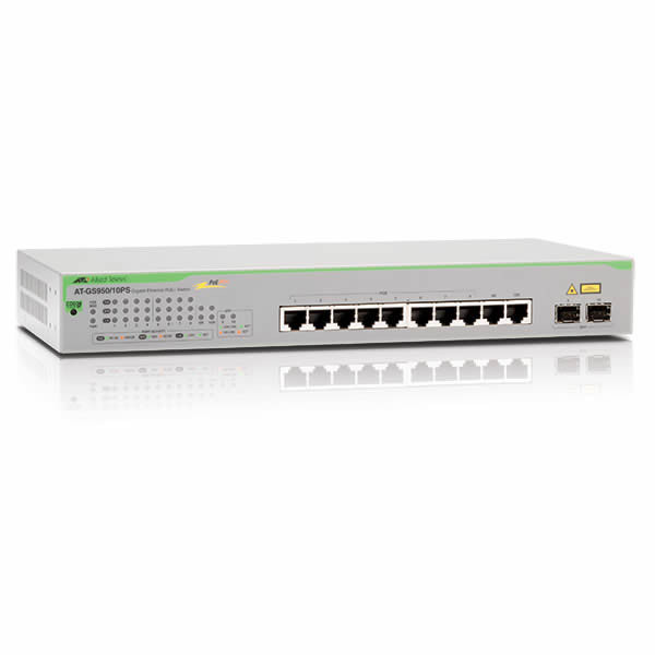 Allied Telesis AT-GS950/10PS Gigabit Ethernet WebSmart PoE+ switch