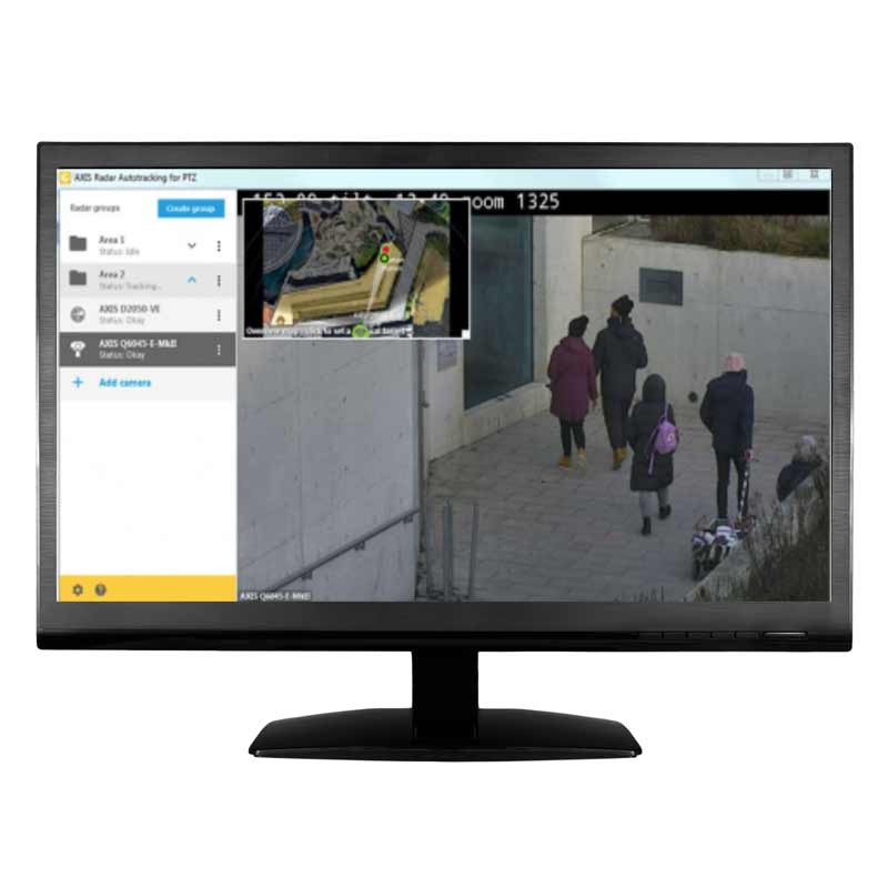 Axis Radar Autotracking for PTZ application licence (free)