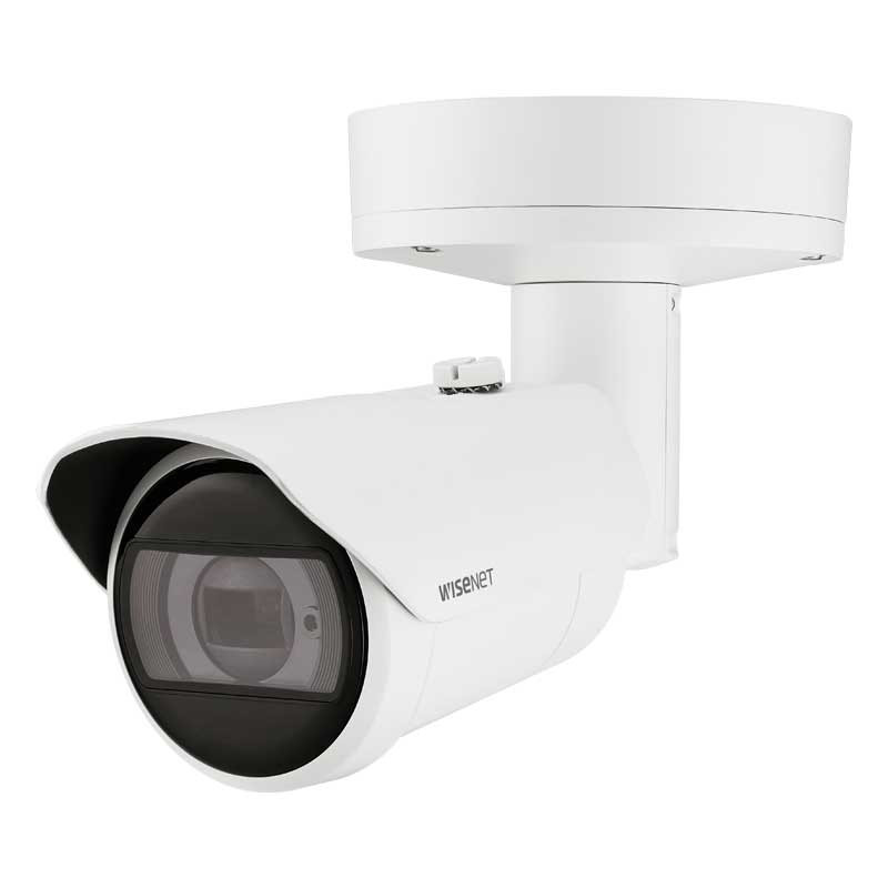 Hanwha Vision XNO-8083R outdoor varifocal bullet IP camera with 6MP  resolution, AI analytics & 50m WiseIR