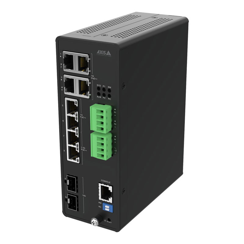 Axis D8208-R Industrial PoE++ Switch