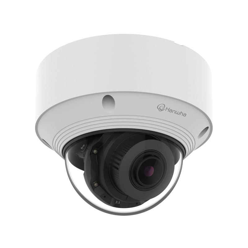 Hanwha Vision QNV-C8083R in/outdoor vandal-resistant AI dome CCTV