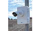 4G AXIS pole mounted cabinet and camera