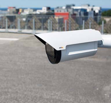 Axis box camera shown in-situ
