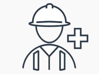 Man in hard hat PPE