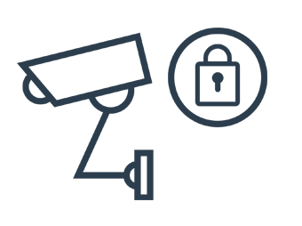 Icon representing privacy