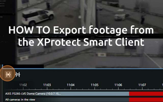 How To Export Footage From The Milestone XProtect Smart Client