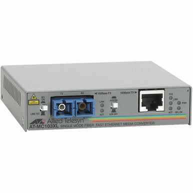 Allied Telesis AT-MC103XL Fast Ethernet Standalone Media Converter