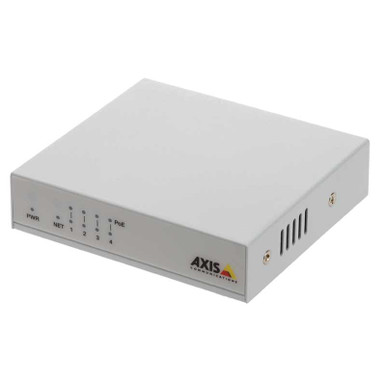 Axis D8004 unmanaged PoE+ switch, 4 ports 10/100 Mbps