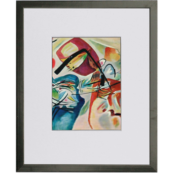 Kandinsky, With The Black Arch Black Frame