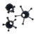 CustomEyes (CE-4080PT) 3 Piece Skid Kit for STD Pan/Tilt (4", 6", 8")