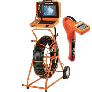 Gen-Eye SL-SDP-B Self Leveling Color Camera with 200' Std Gel-Rod, Plus Hot Spot Pipe Locator