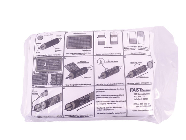 3' PIPE REPAIR PATCH KIT FOR 6" Lines