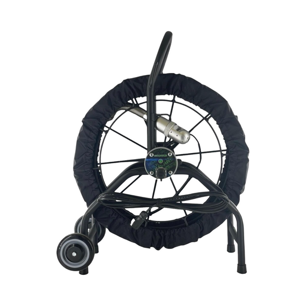 CustomEyes B-102-SLPT 200' Color Self Leveling Pan & Tilt Inspection Camera Reel Only w/ large pan & tilt head