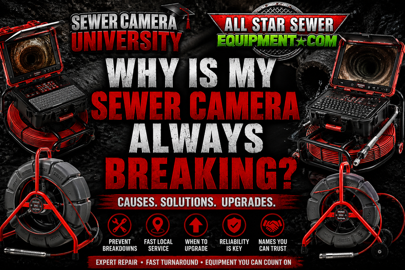 Why Is My Sewer Camera Always Breaking? Repair, Upgrade, or Replace? | Sewer Camera University