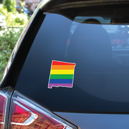 New Mexico State Pride (4" x 4" Car Decal)
