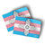 Trans Pride (4.5" x 3" Vinyl Sticker -- Pack of Two!)