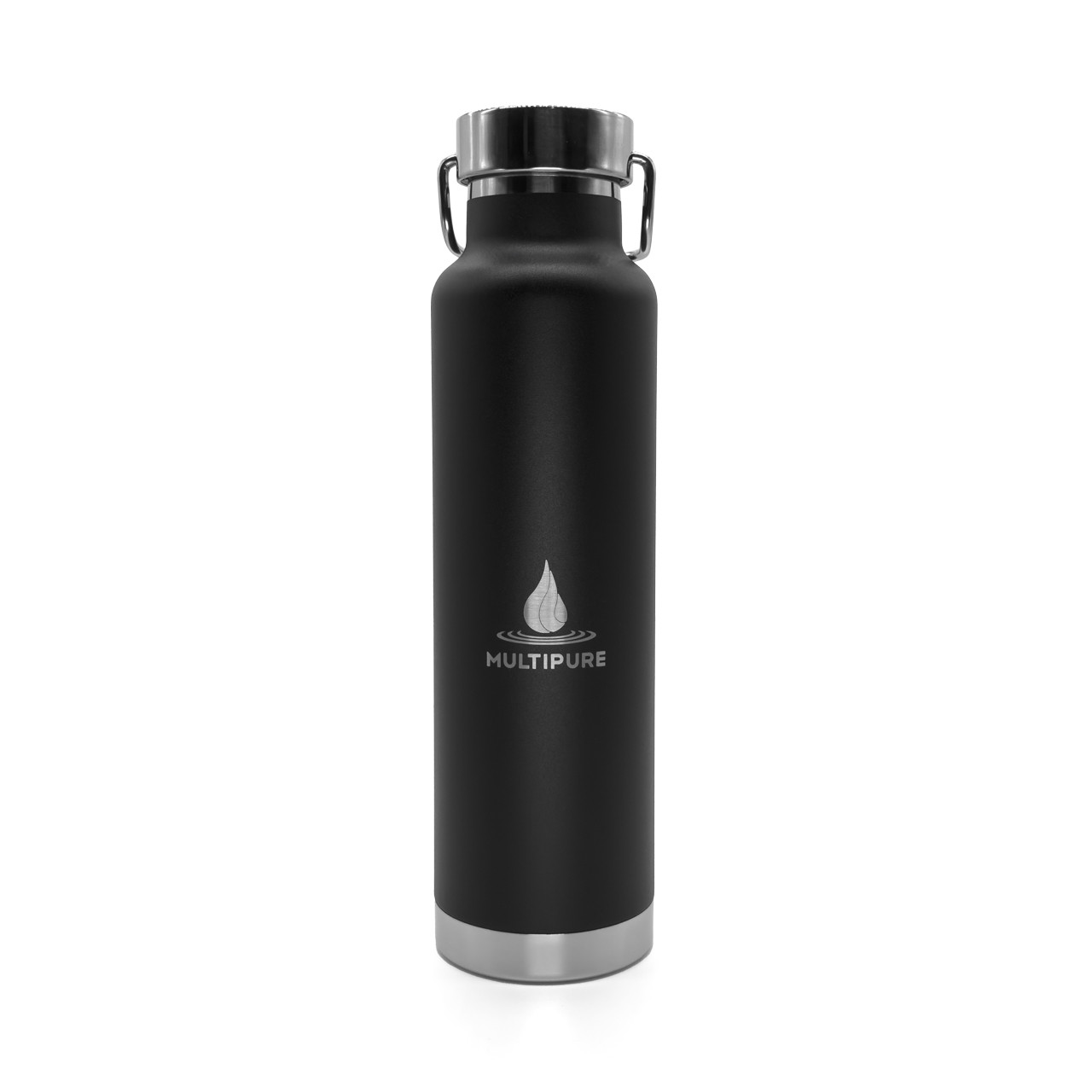 24 oz Multipure Stainless Steel Water Bottle