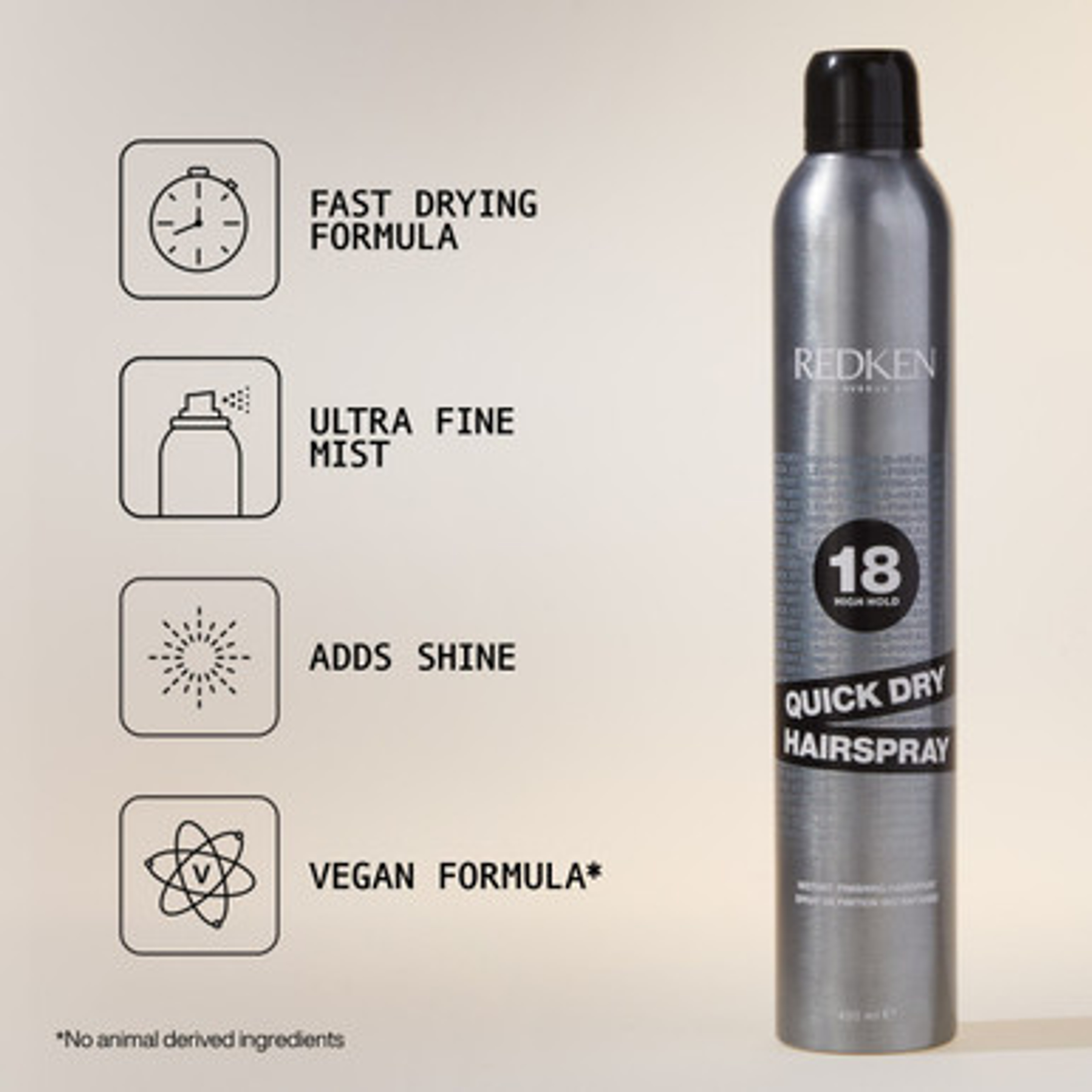 Quick Dry HairSpray 400 ml
