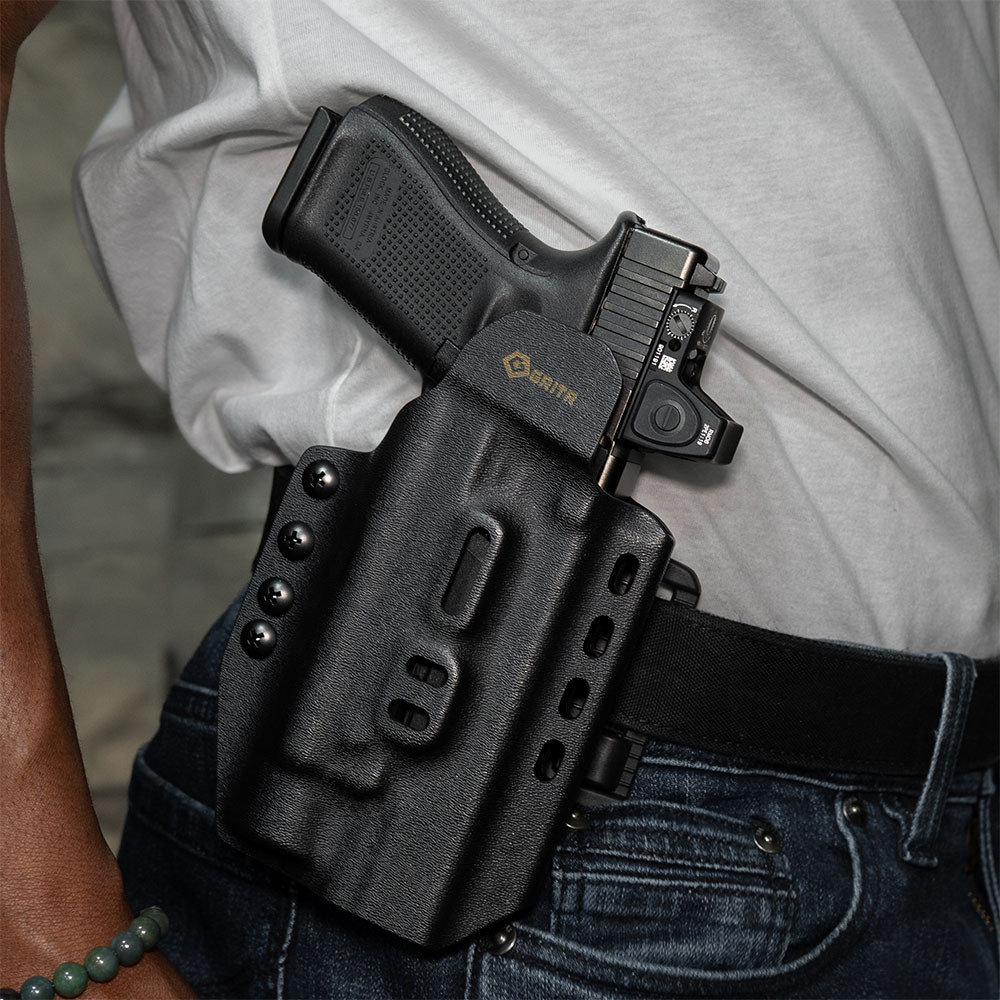 [実物] 新品g-code glock + TLR1用Kydexホルスター OWB kydex holster Glock w/light TLR-1, TLR-1 HLX, TLR-9, X300