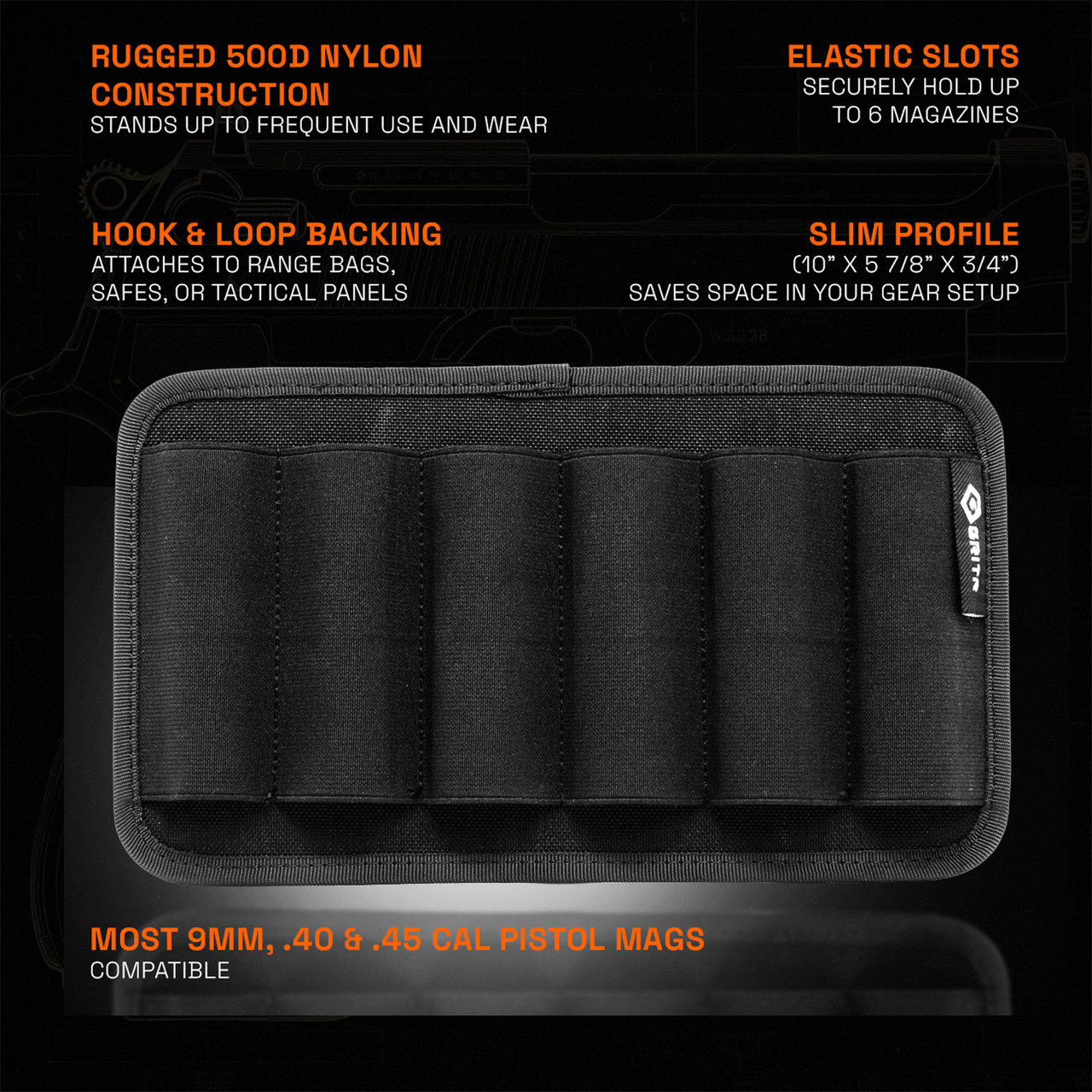 GRITR Mag Organizer Panels