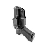 The GRITR right-hand gun holster comes with a belt clip for quick attachment and detachment from your belt
